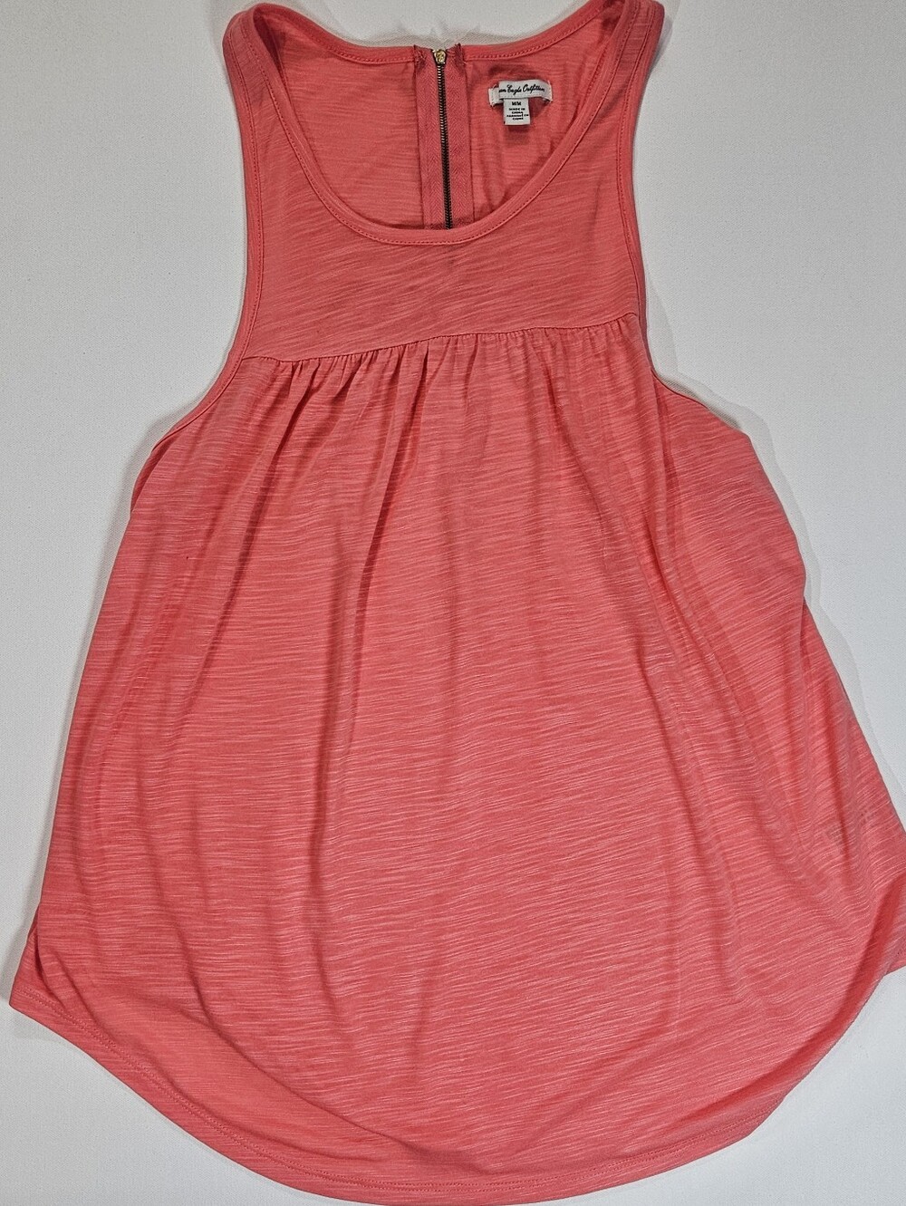 American Eagle Babydoll Tank Top Womens Medium Coral Pink Summer Festival‎ Wear